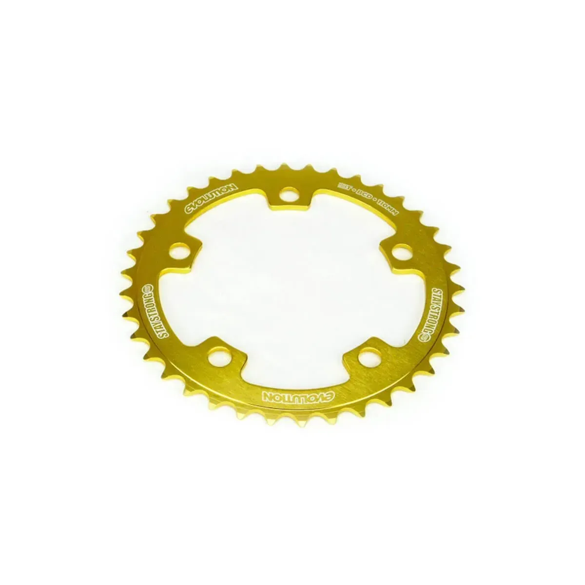 Stay Strong 6061 Alloy 5 Hole Chainring Gold